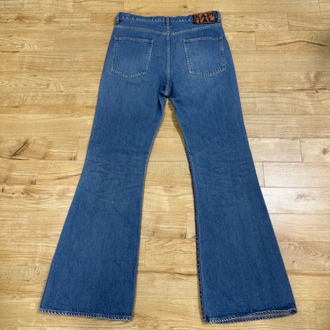 캐피탈 kapital 26ss 5p 오카벨보 데님 패치 리메이크 36 상품이미지5