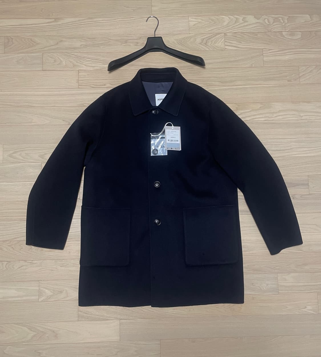 ASPESI 캐시미어 남성 하프 코트 팝니다 상품이미지1