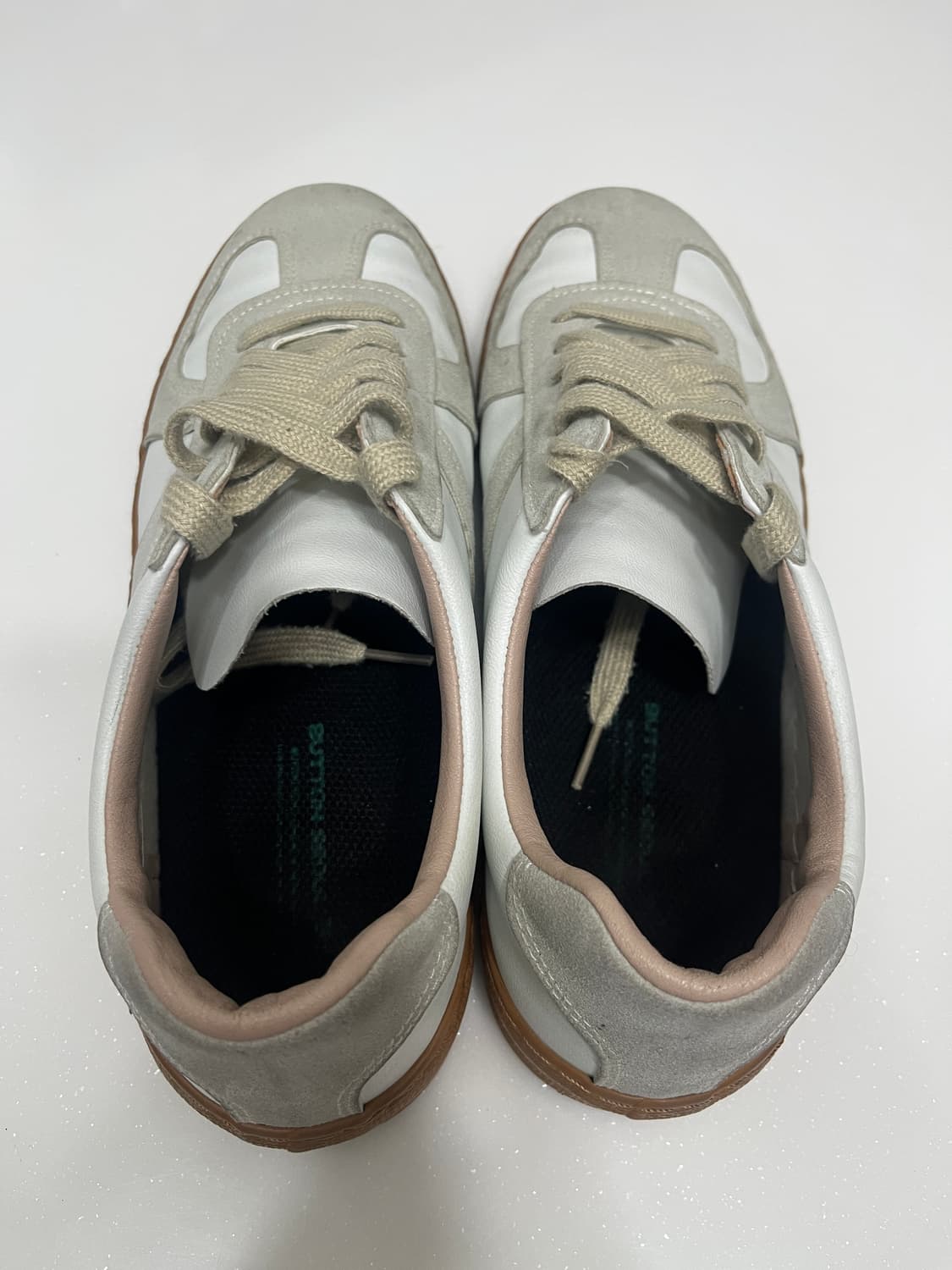 버튼 서울 독일군 스니커즈 오프화이트 275 상품이미지4