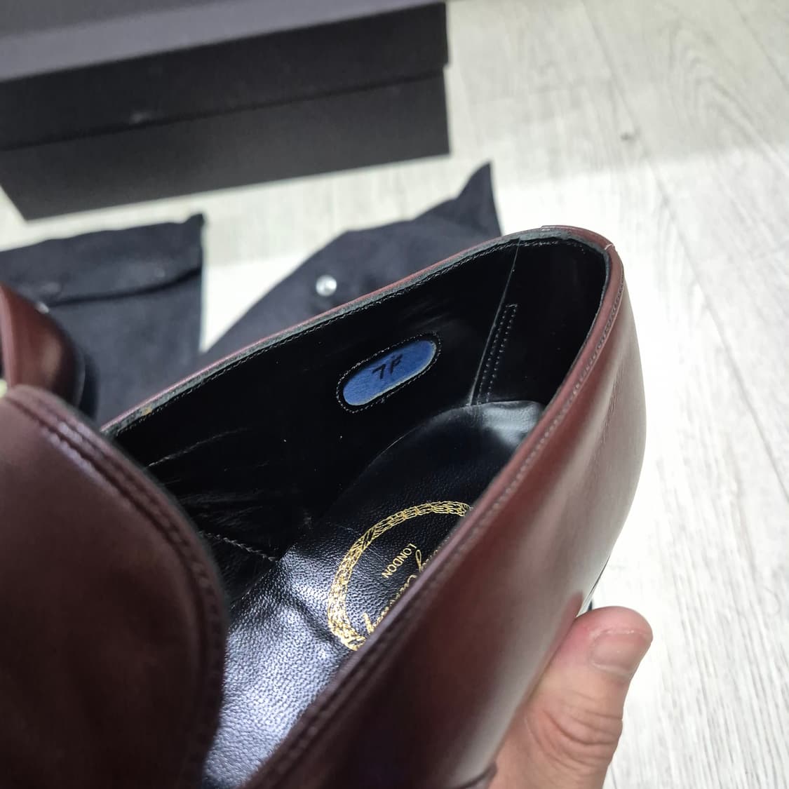 [7F]260 앤써니클레버리 Forte  포르테 로퍼 버건디 에드워드그린 상품이미지10