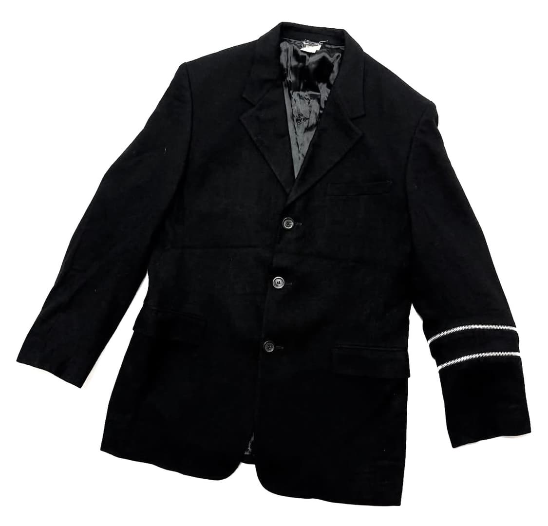 베르사체 - 90s 더블 지퍼 슬리브 테일러드 자켓 상품이미지1