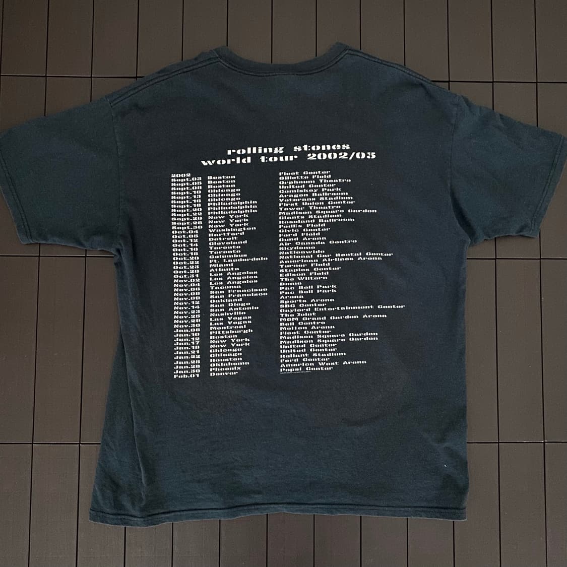(XL) 00s 롤링스톤즈 2002-2003 투어 밴드티 티셔츠 상품이미지4
