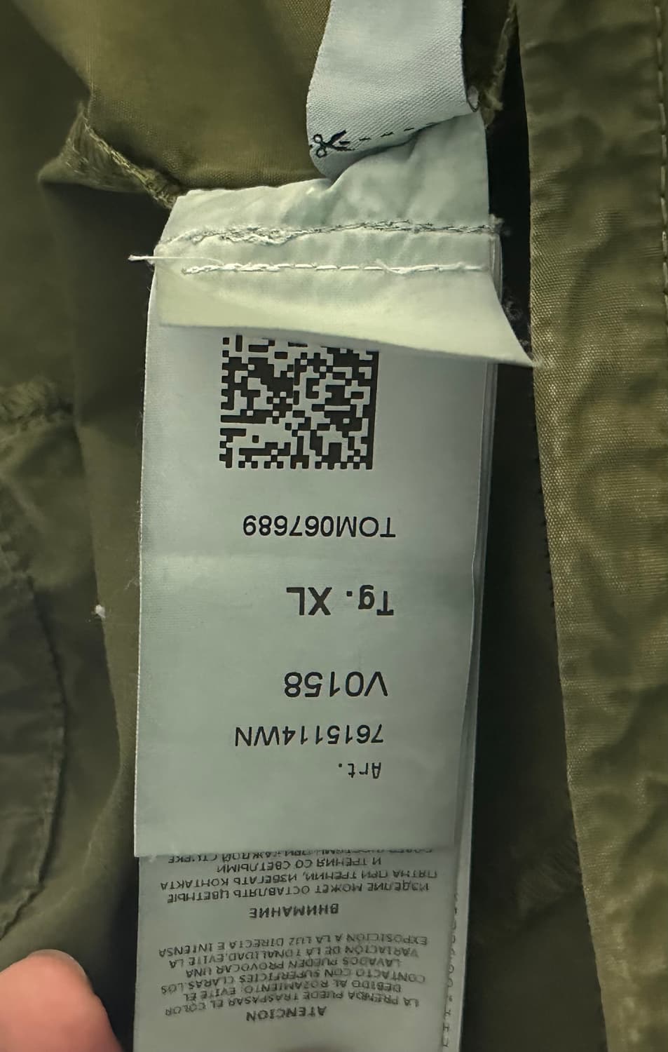 스톤아일랜드 오버셔츠 XL 올리브 상품이미지2