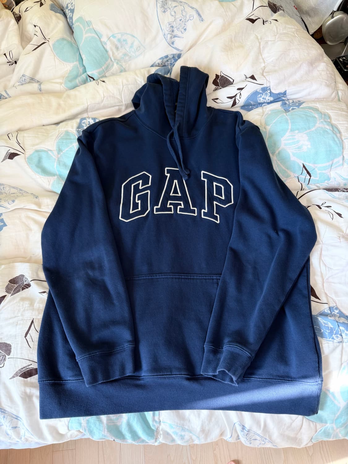 GAP 블루 후드티 XL 상품이미지1