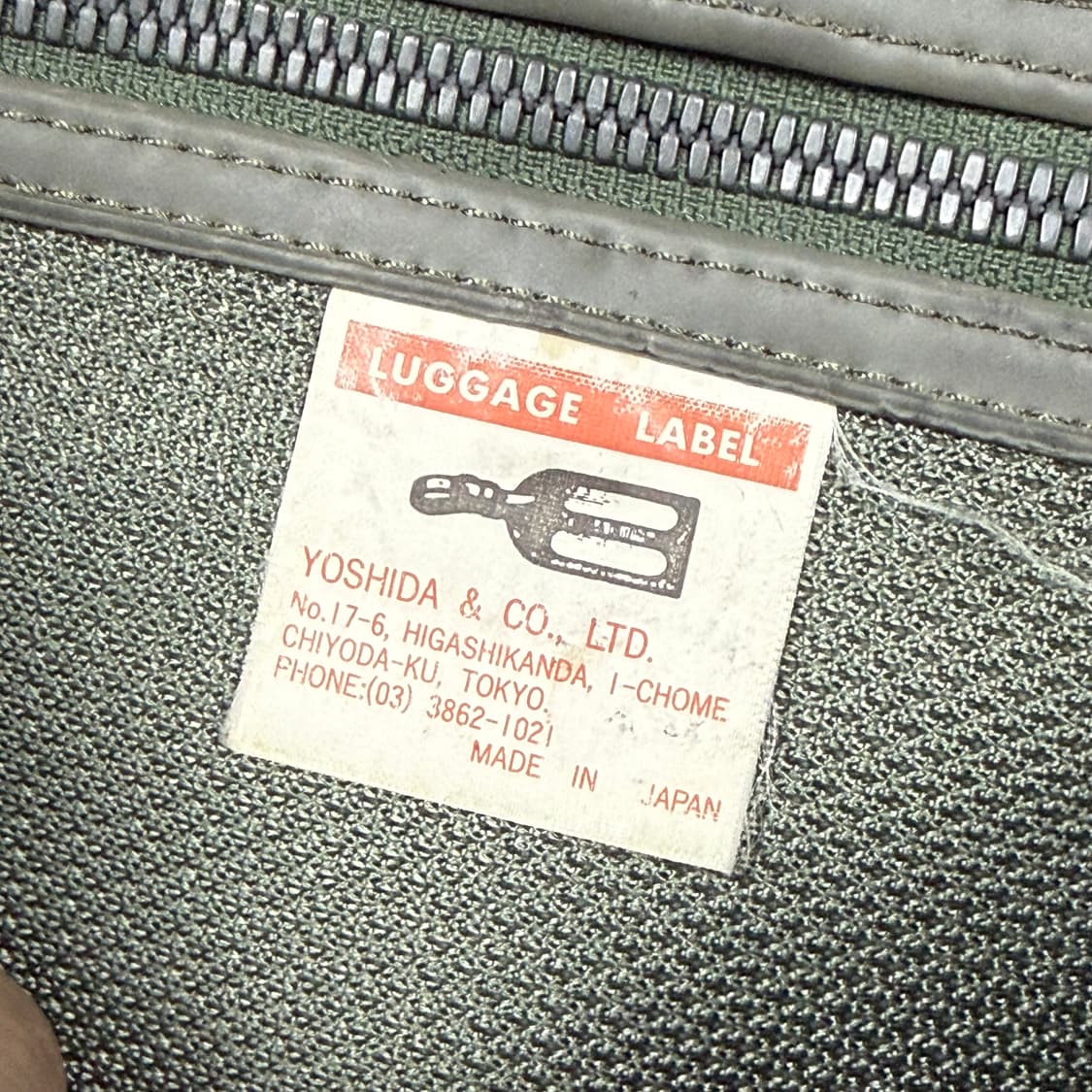 요시다포터 러기지라벨 뉴라이너 메신저백 올리브 L 상품이미지8