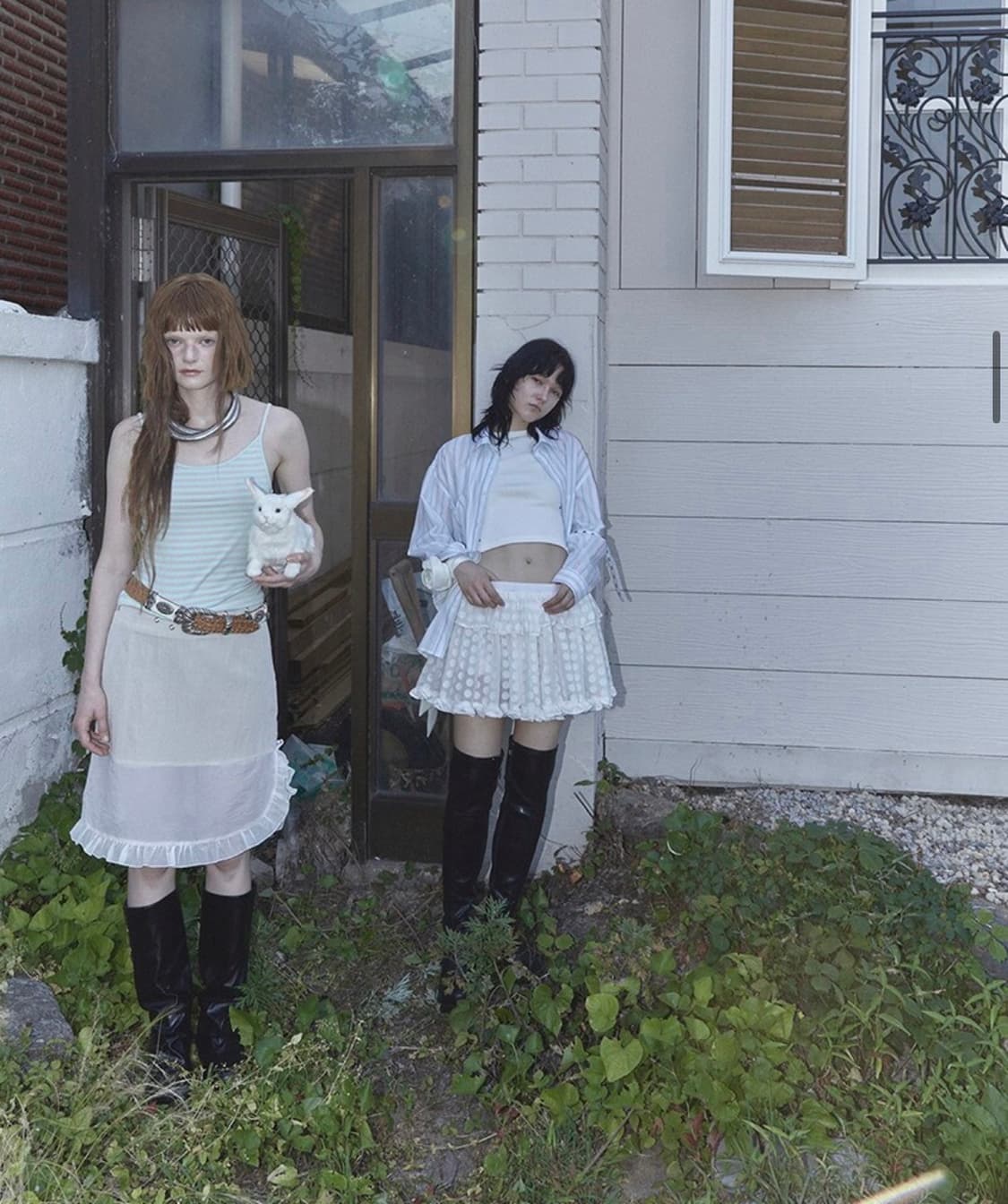 데어드 EYELET RUFFLE SKIRT 상품이미지4