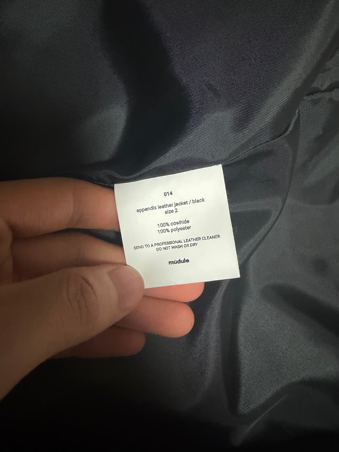 머듈 014 레더 블랙 상품이미지3