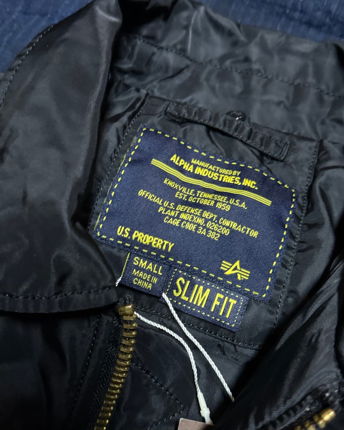 알파인더스트리 B-15 플라이트 자켓 블랙 S 상품이미지5