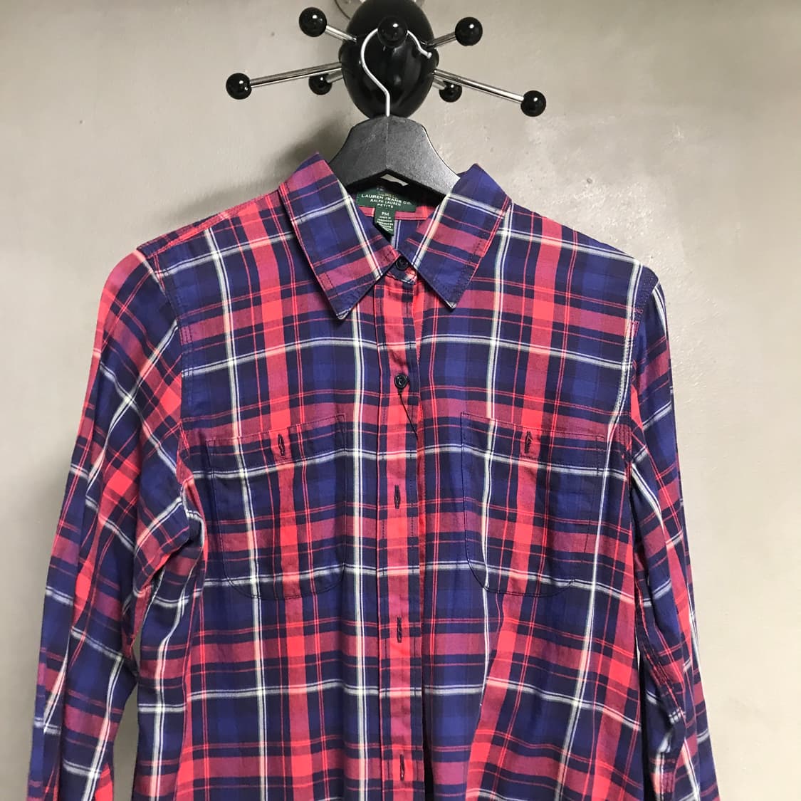 랄프로렌 체크 셔츠 M(W) 상품이미지2