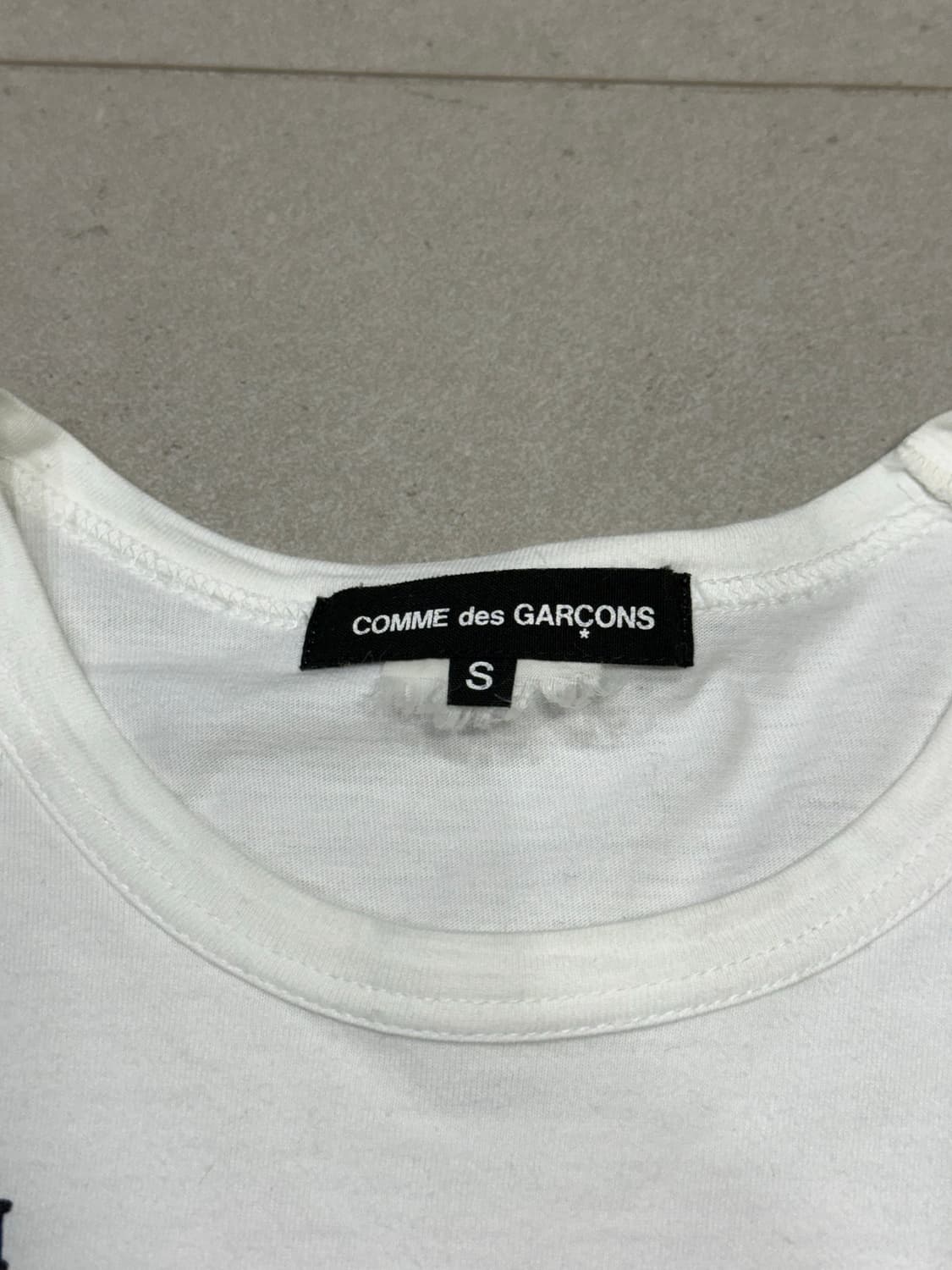 2009 꼼데가르송 자유를 향한 시 롱슬리브 티셔츠 상품이미지4