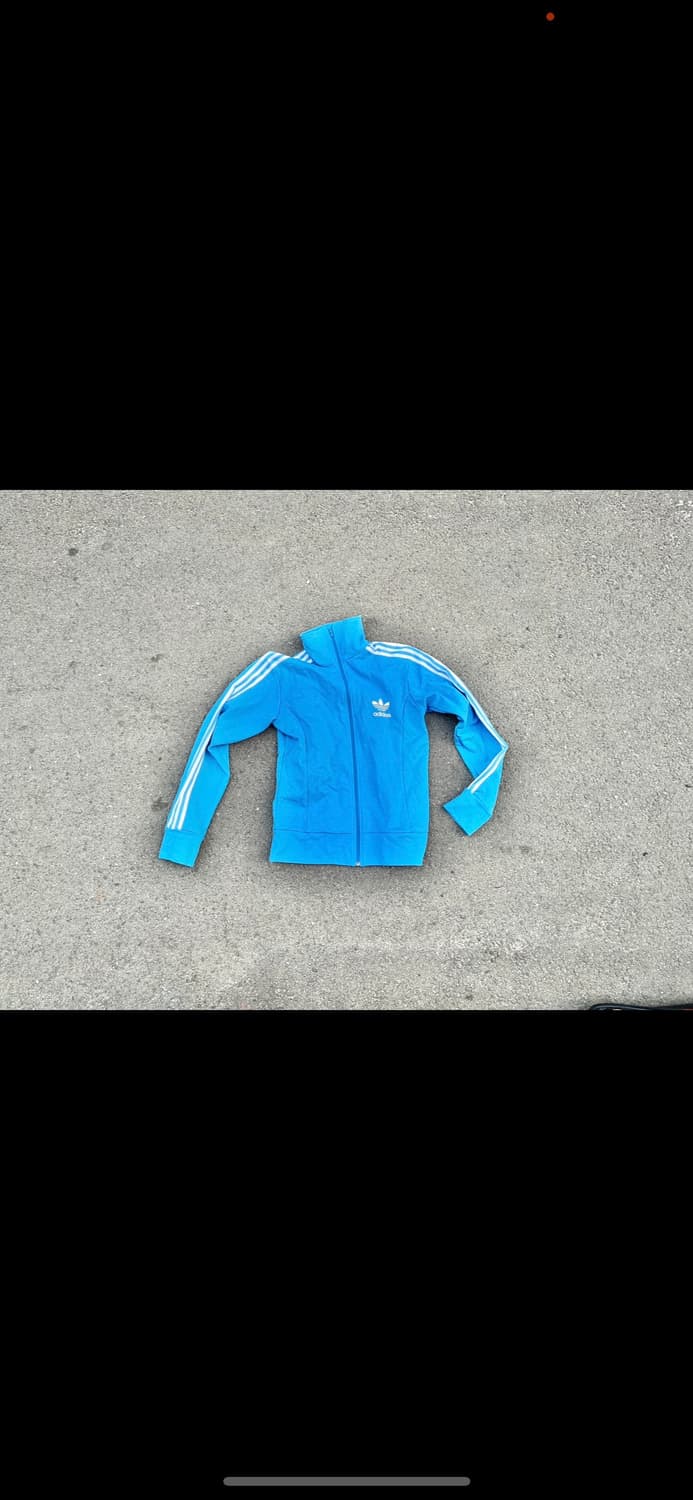 00s 아디다스 대대장 스카이블루 하늘색 져지 올드스쿨 트랙탑 L 상품이미지10