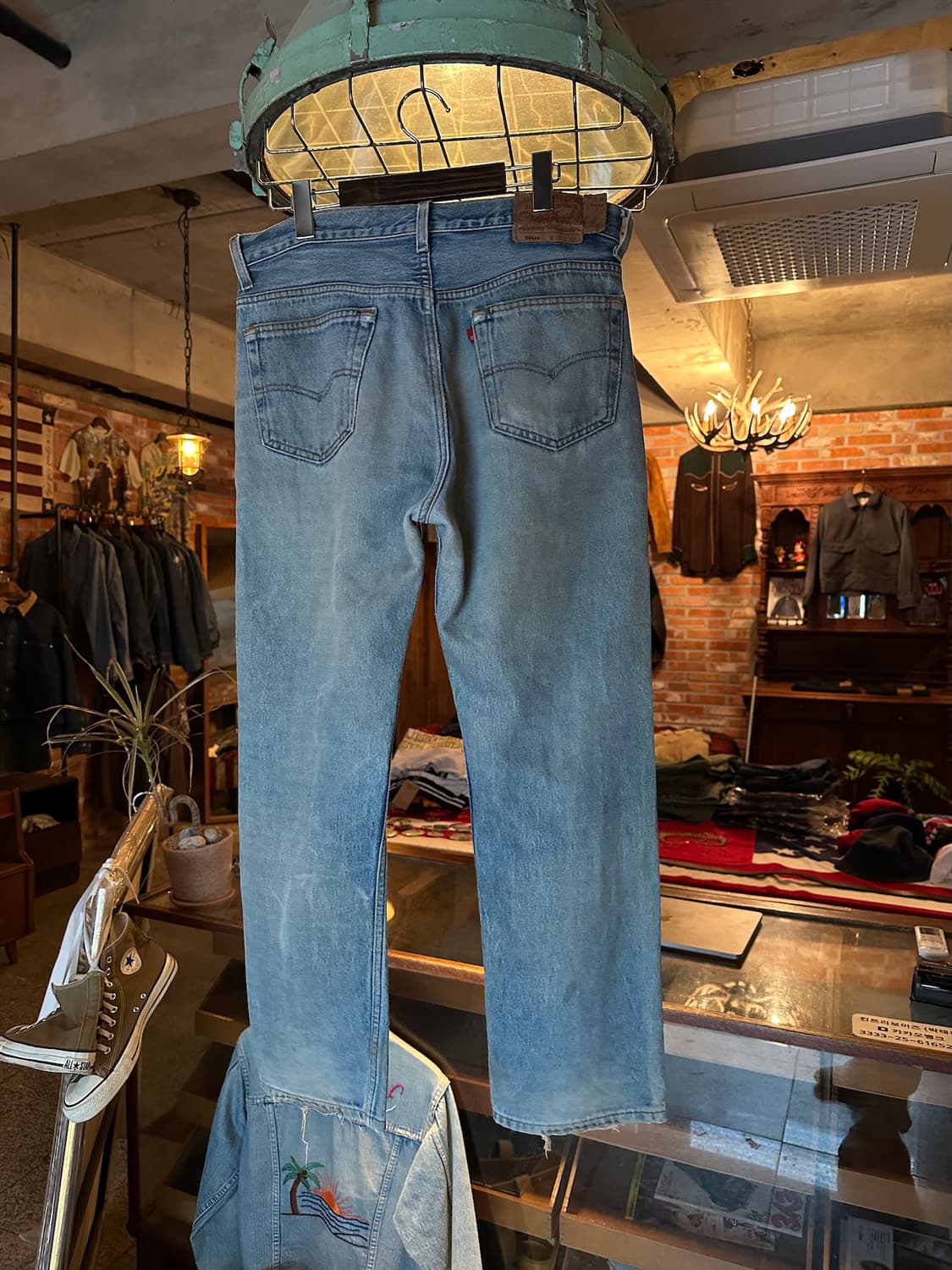 90s USA 빈티지 리바이스 501xx 0000 데님 팬츠 상품이미지7