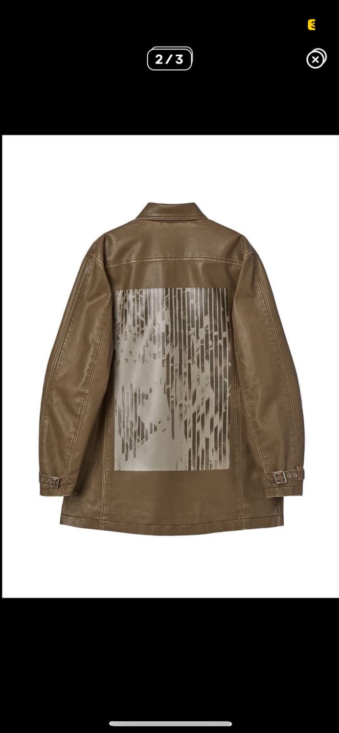 더오픈프로덕트 openyy 레더자켓 브라운 1사이즈 상품이미지3