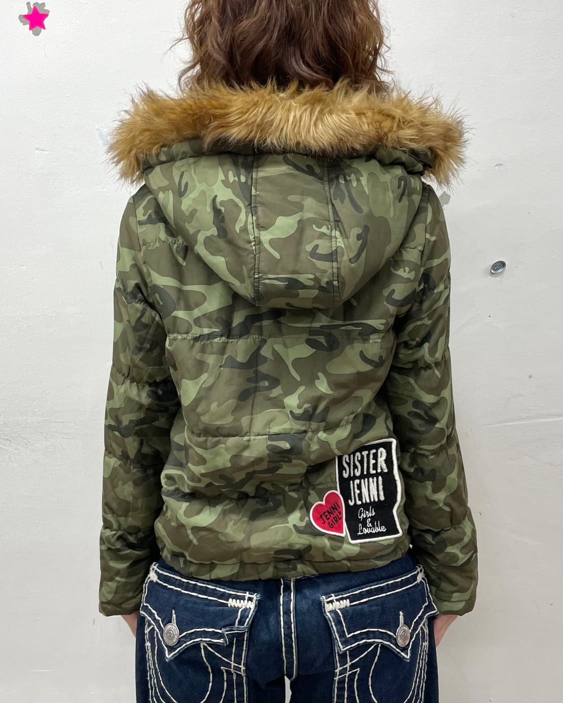 Jenny camo pocket padded jacket  상품이미지3