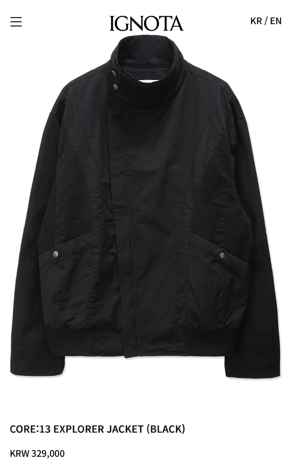 (구매) 이그노타 코어13 익스플로러 자켓 m 상품이미지1