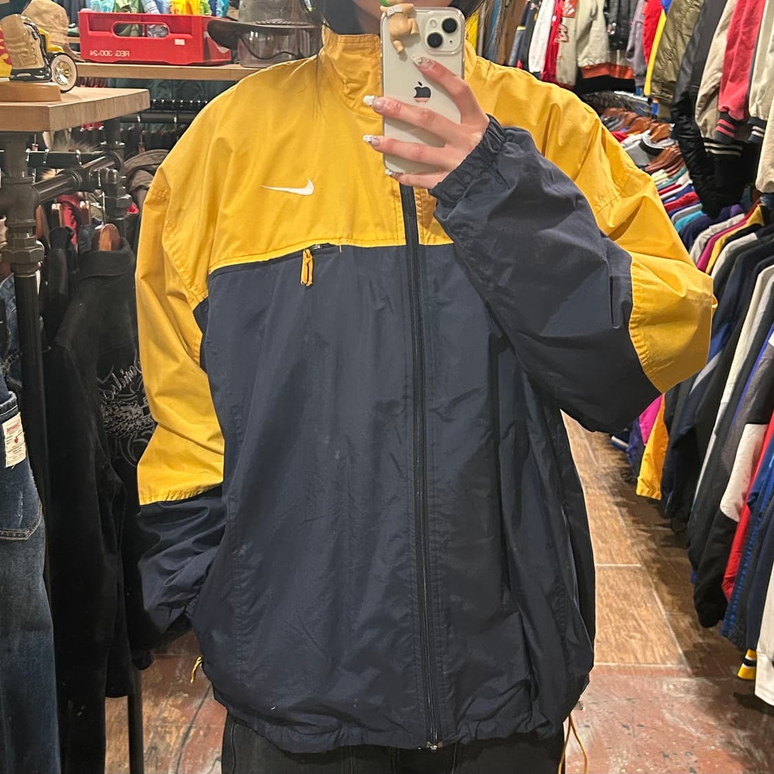 [HI] 나이키 바람막이 옐로우&블랙 상품이미지2
