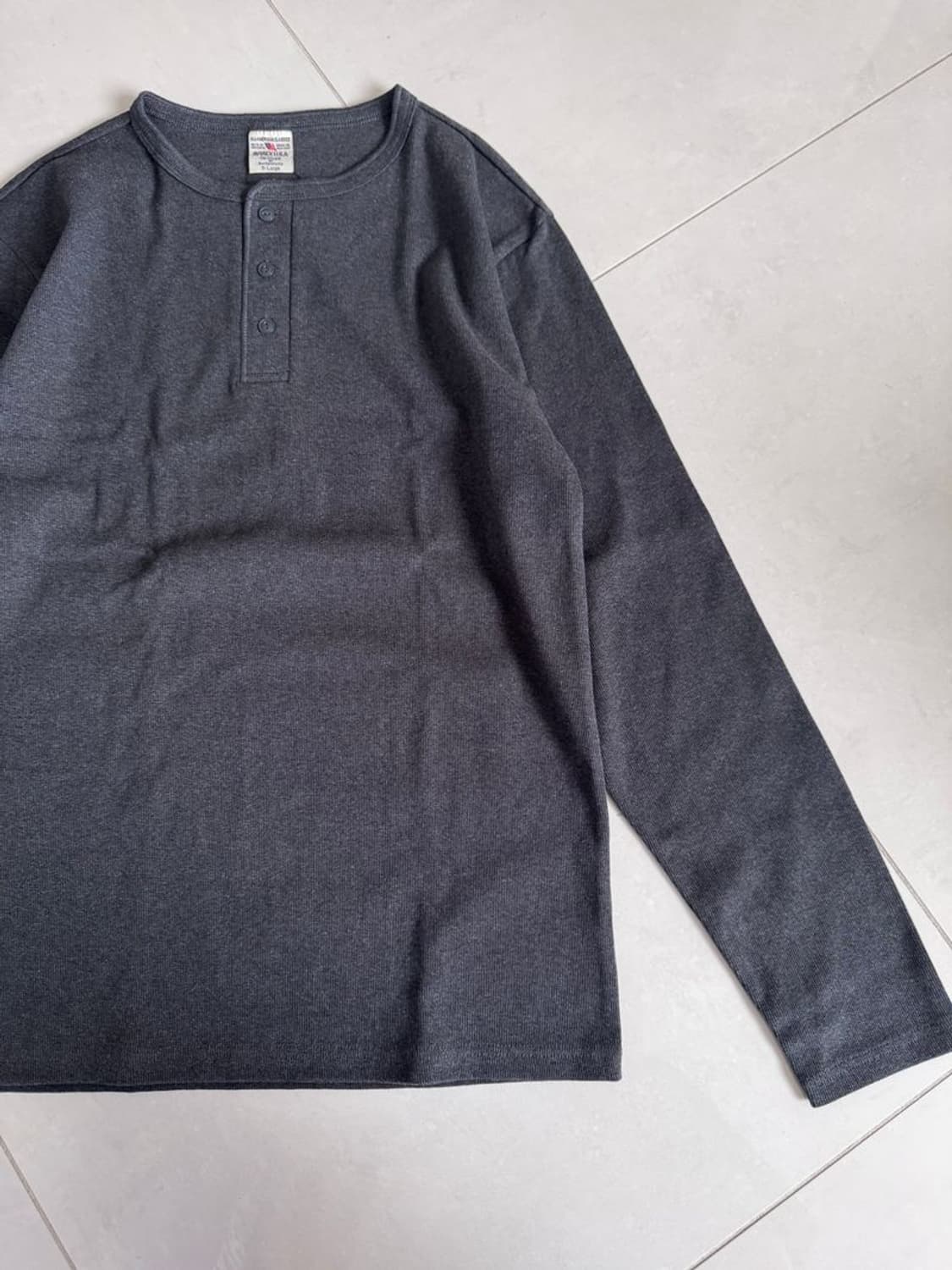 HENRY NECK LS TEE 헨리넥 LS 티셔츠 상품이미지5