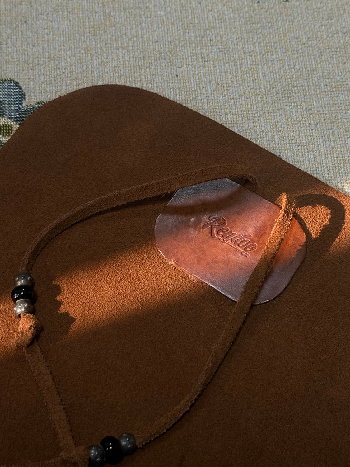 Rendo 렌도 스웨이드백 브라운 착샷o 상품이미지5