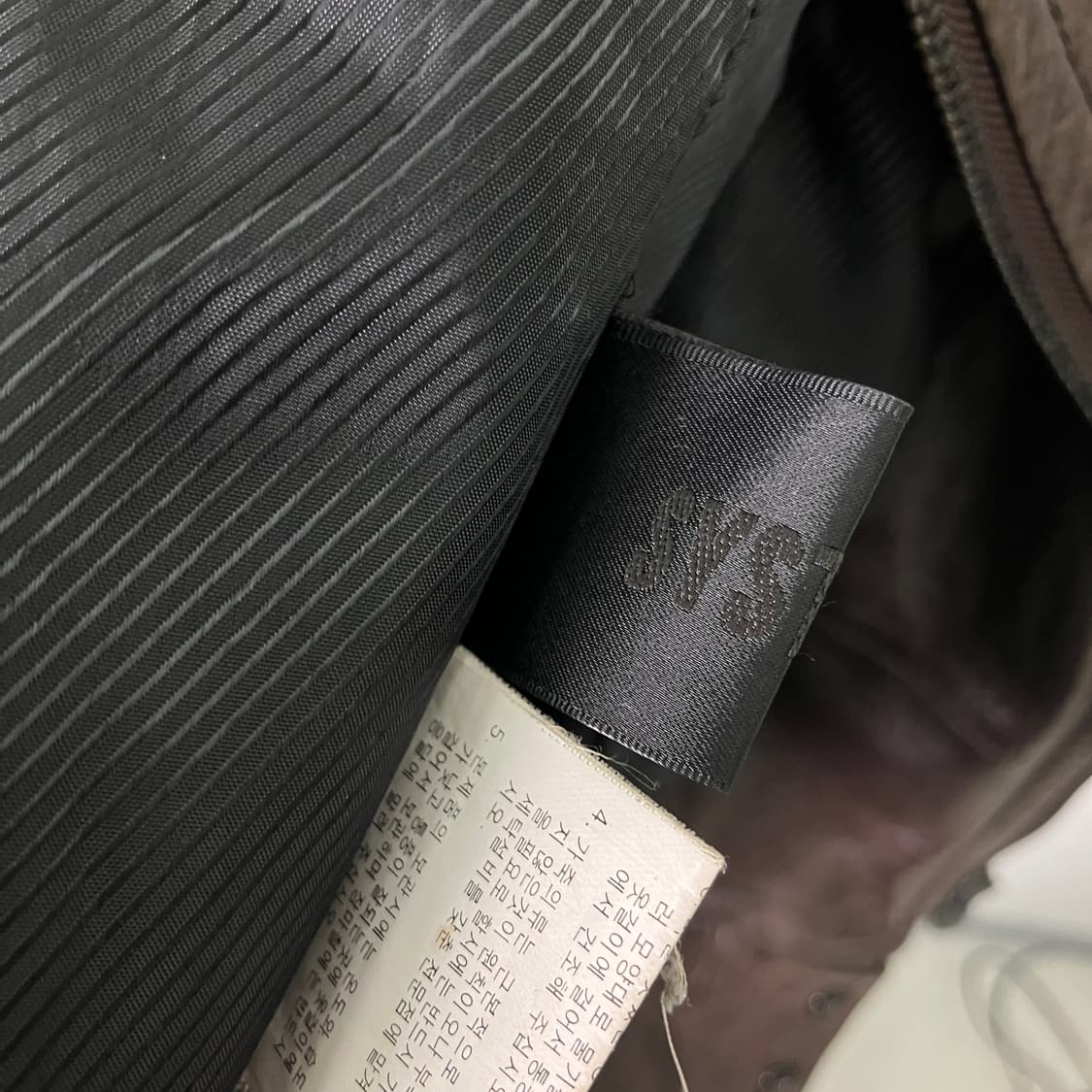 시스템 브라운 양가죽 라이더 자켓  상품이미지8