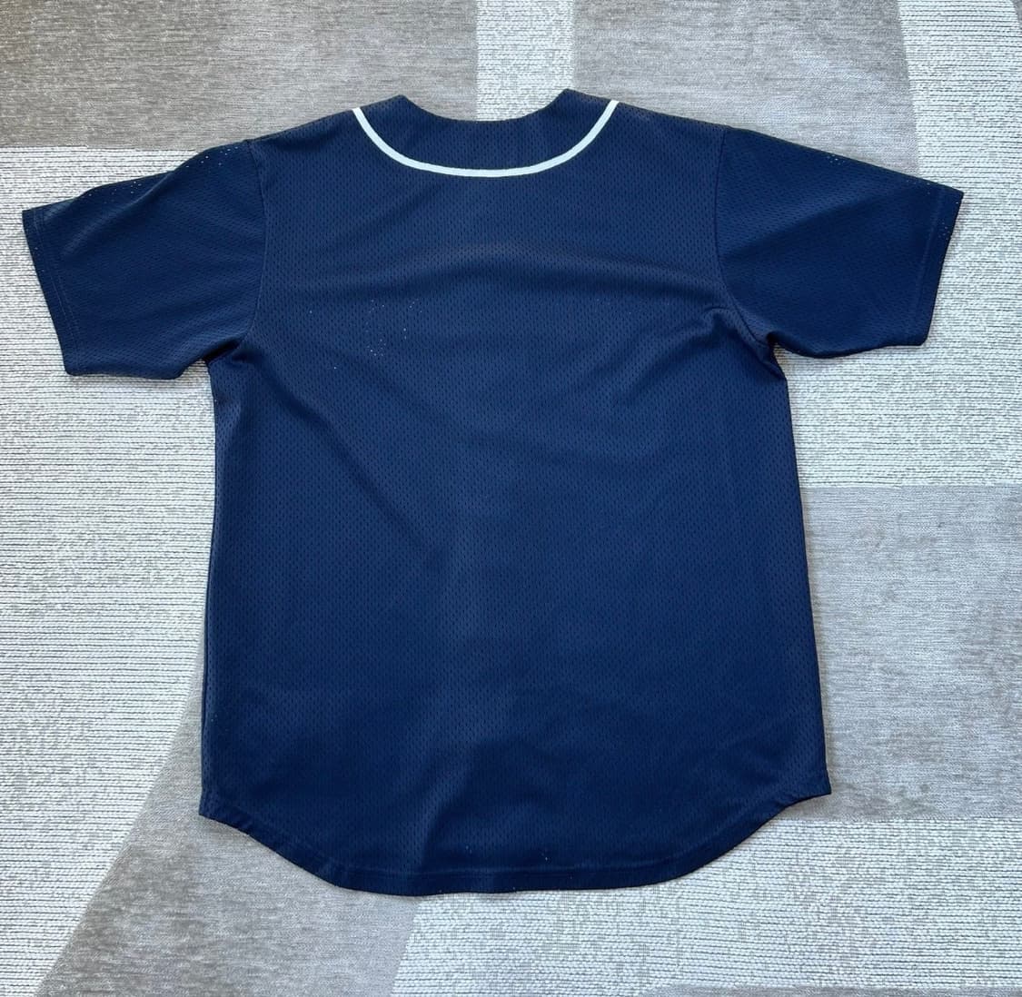 스투시 스펠 아웃 아치 로고 베이스볼 져지 네이비 M 상품이미지7