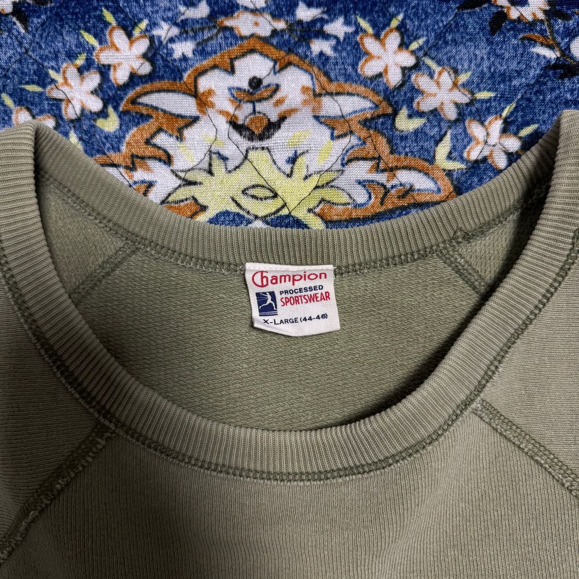 챔피온 재팬 로체스터 올리브 스웻셔츠 상품이미지3