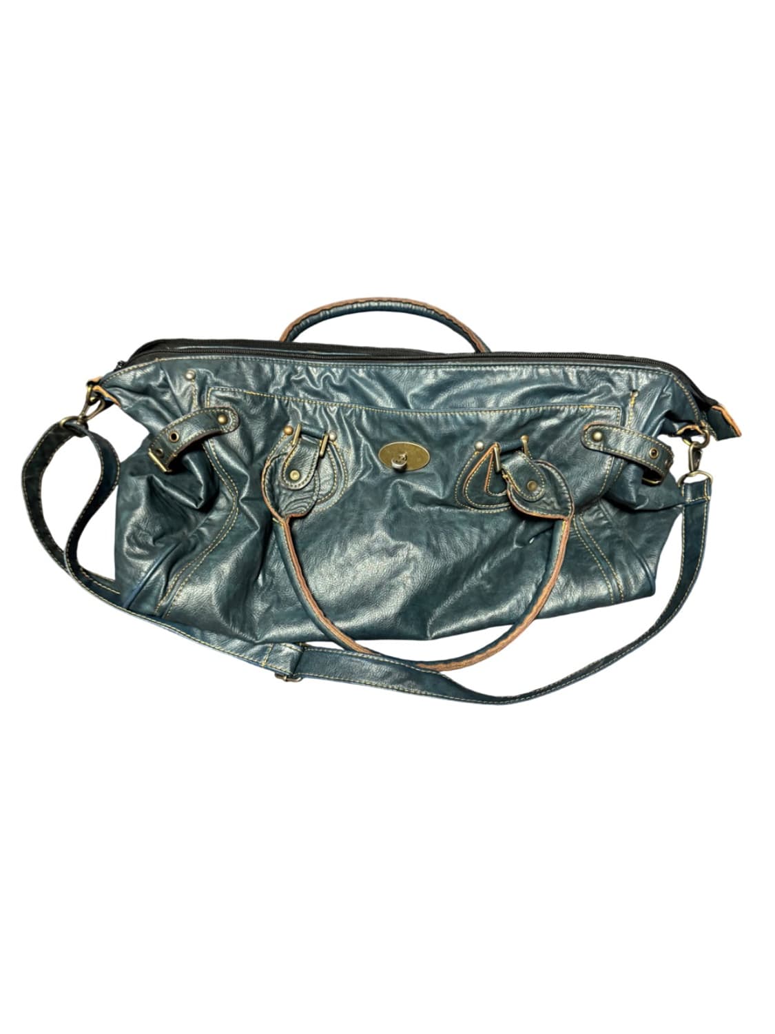 "Unknown" OO's Dark Blue Leather Bag 상품이미지1