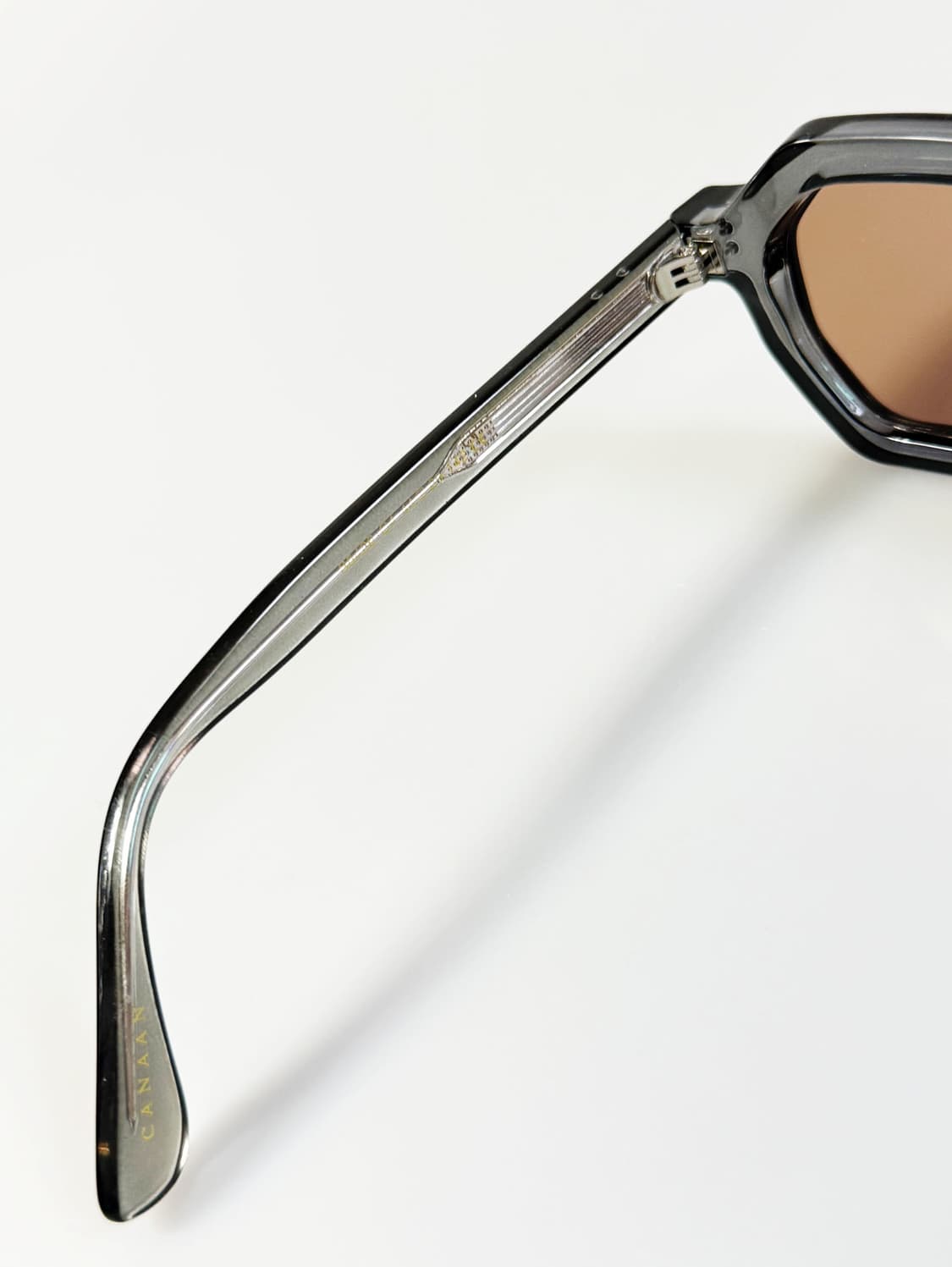 CANAAN 볼드 스퀘어 프레임 빈티지 틴트 선글라스 상품이미지7