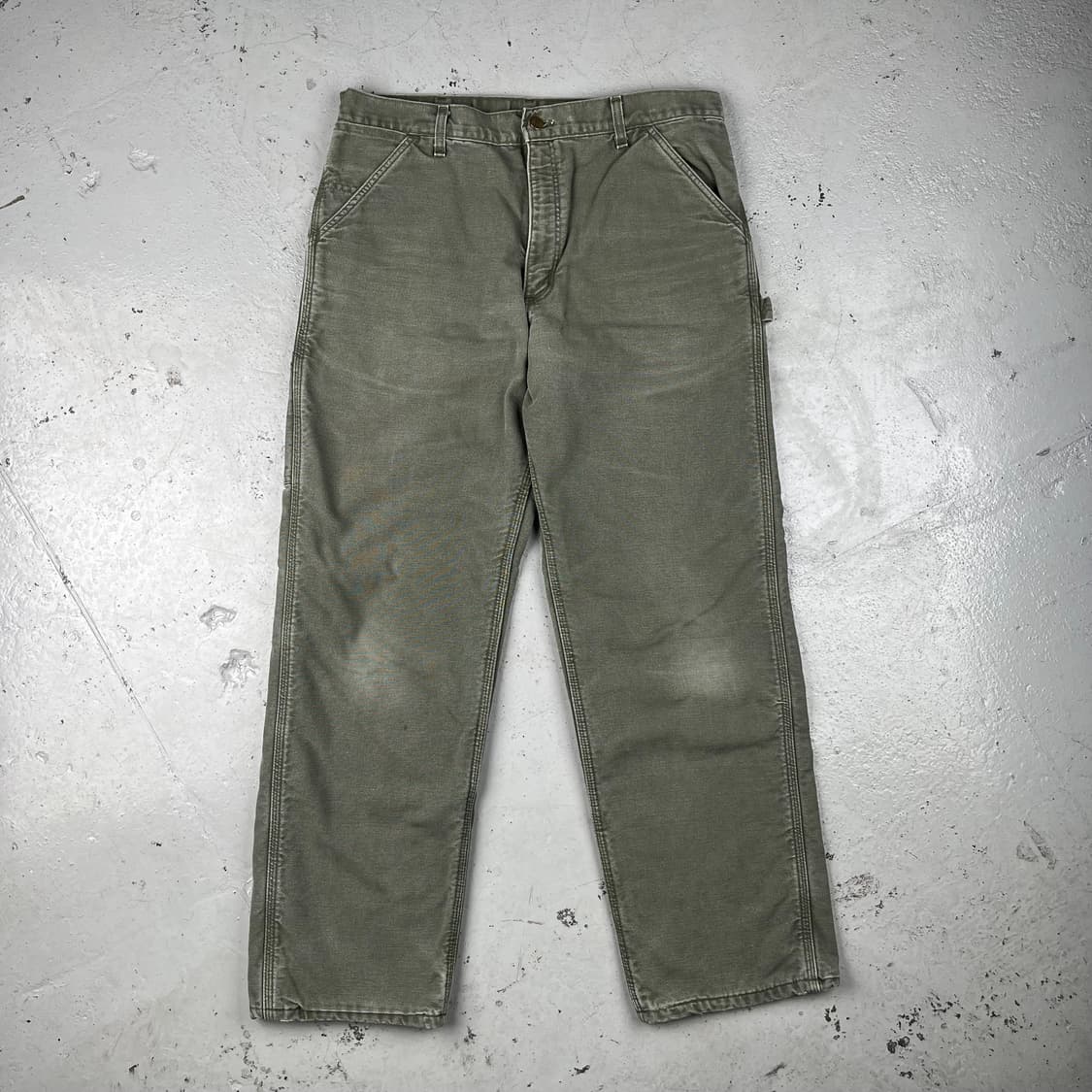 빈티지 칼하트 블랭킷 라인드 카펜터 팬츠 B111MOS 상품이미지2