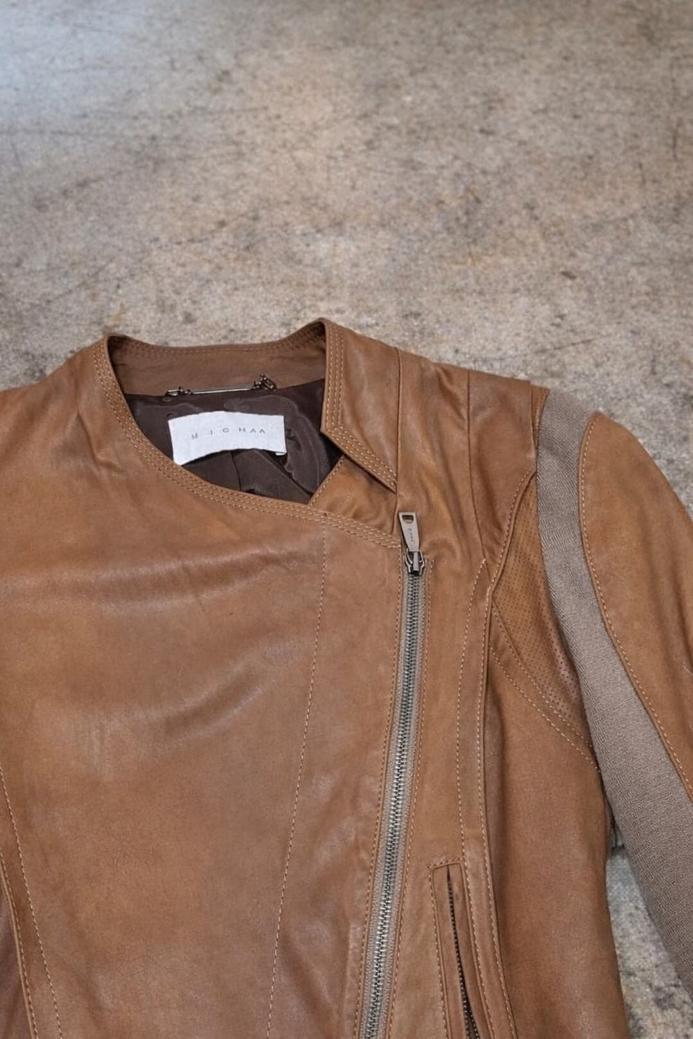 MICHAA  brown goat leather jacket 상품이미지2