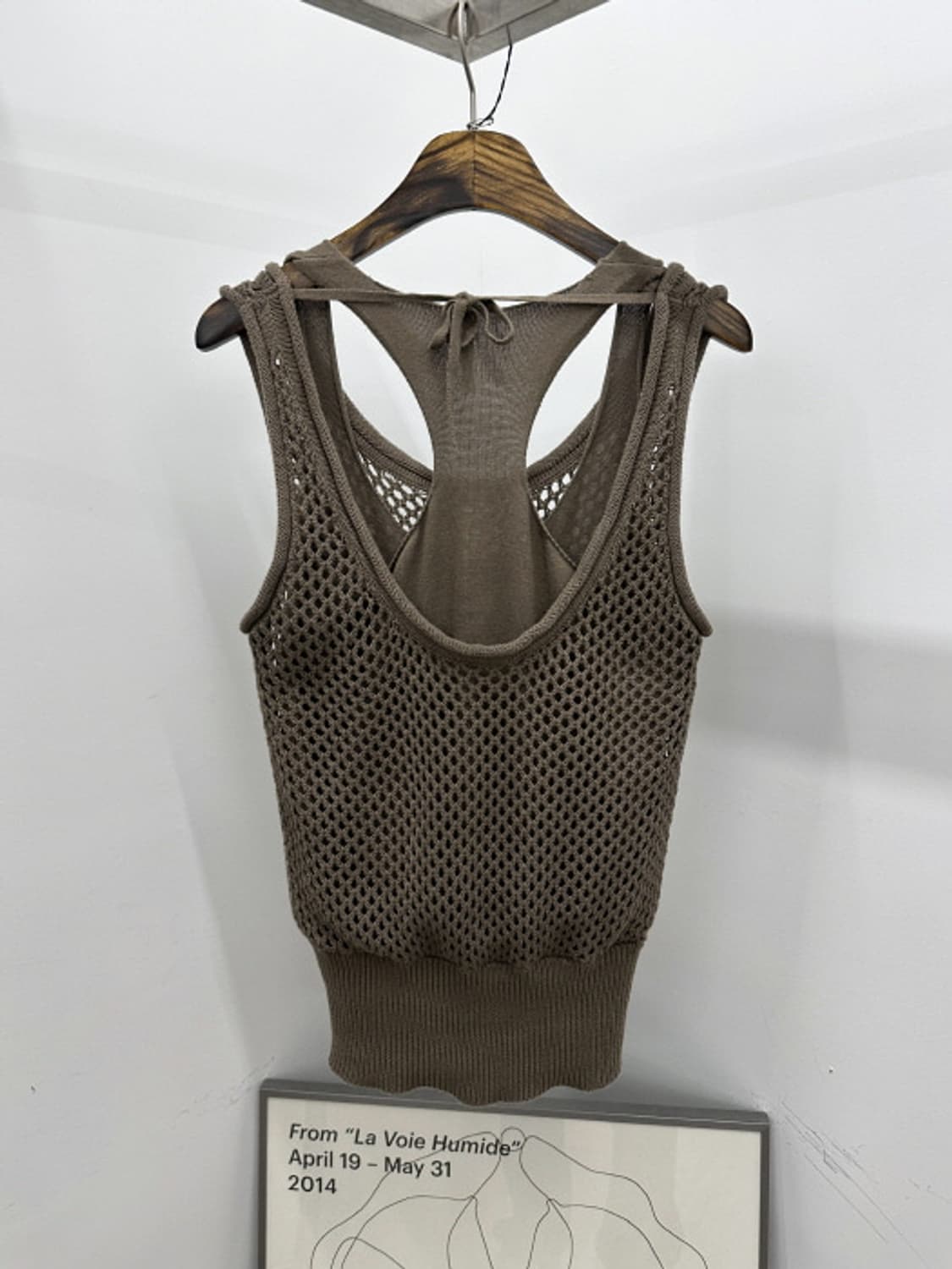 GRACE CONTINENTAL 네트 짜임 니트 베스트 (S~M) 상품이미지5