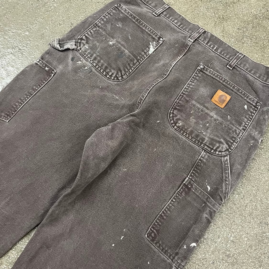 Carhartt 브라운 더블니 팬츠 (34“) 상품이미지5