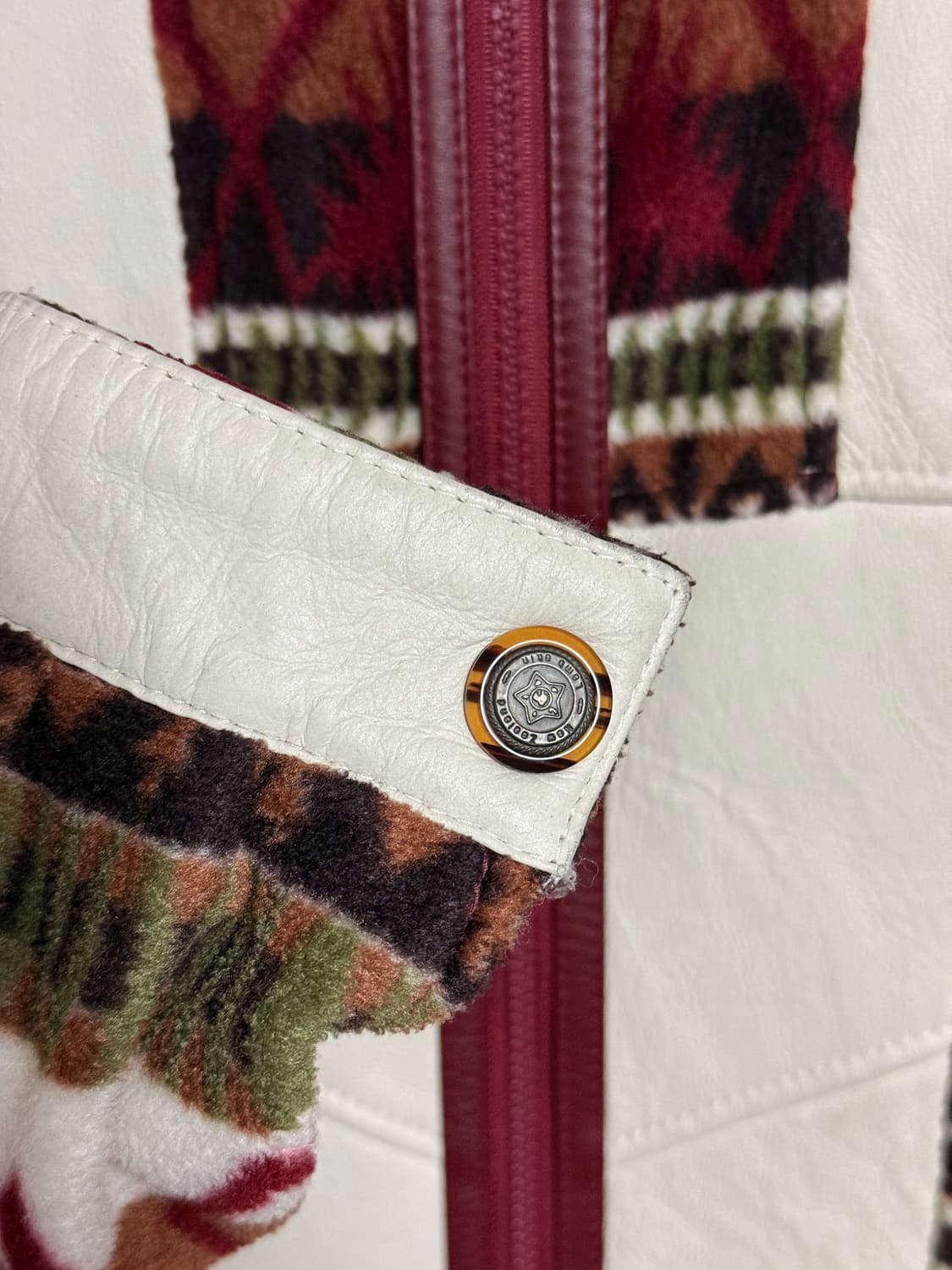 레더 후리스 자켓 상품이미지4