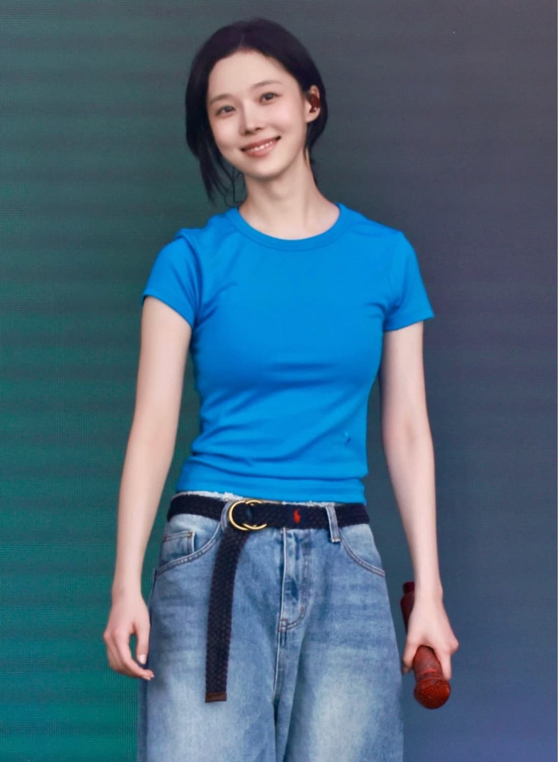 (무배) 폴로 레더 트림 코튼 벨트 상품이미지2
