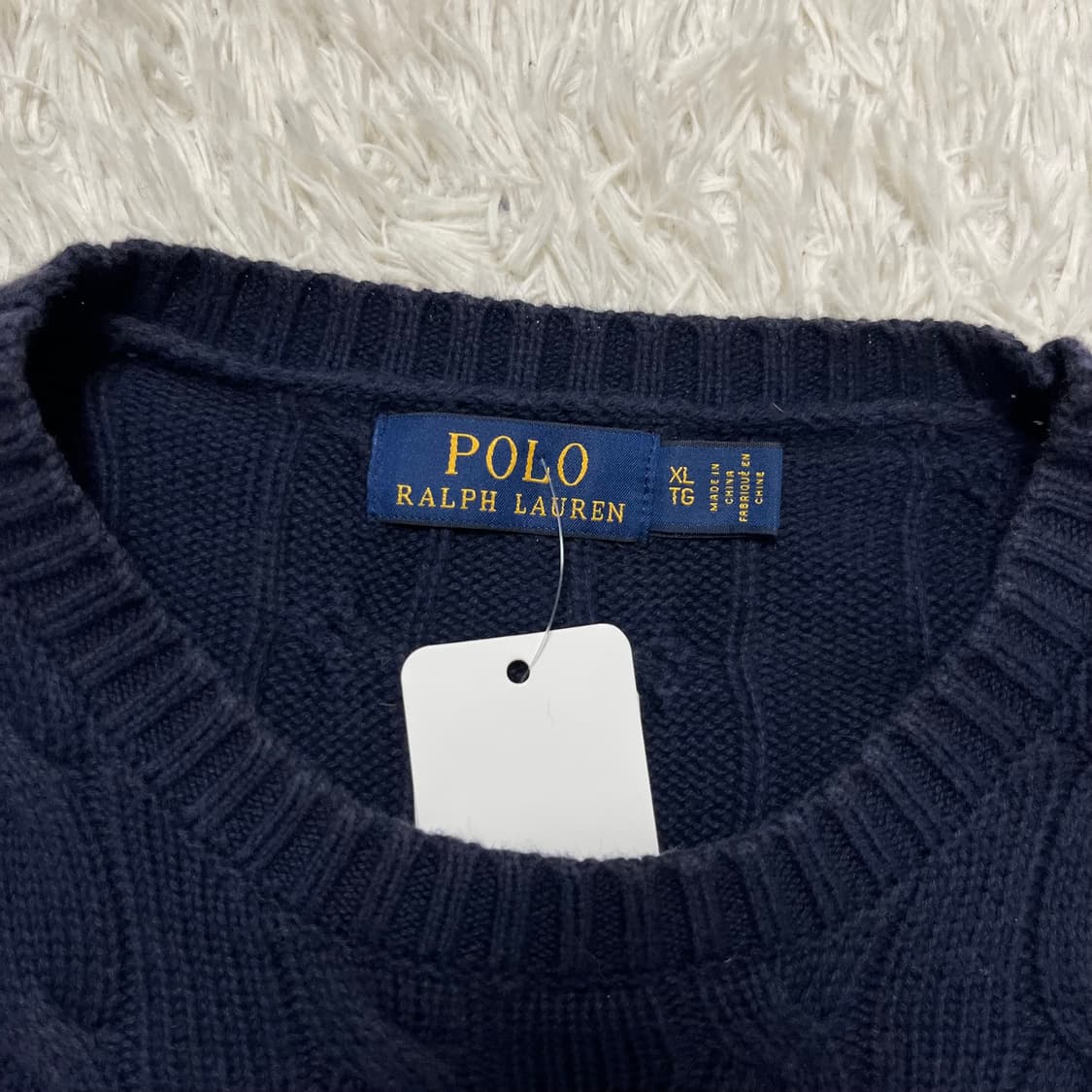 Polo Ralph Lauren navy cable knit 상품이미지6