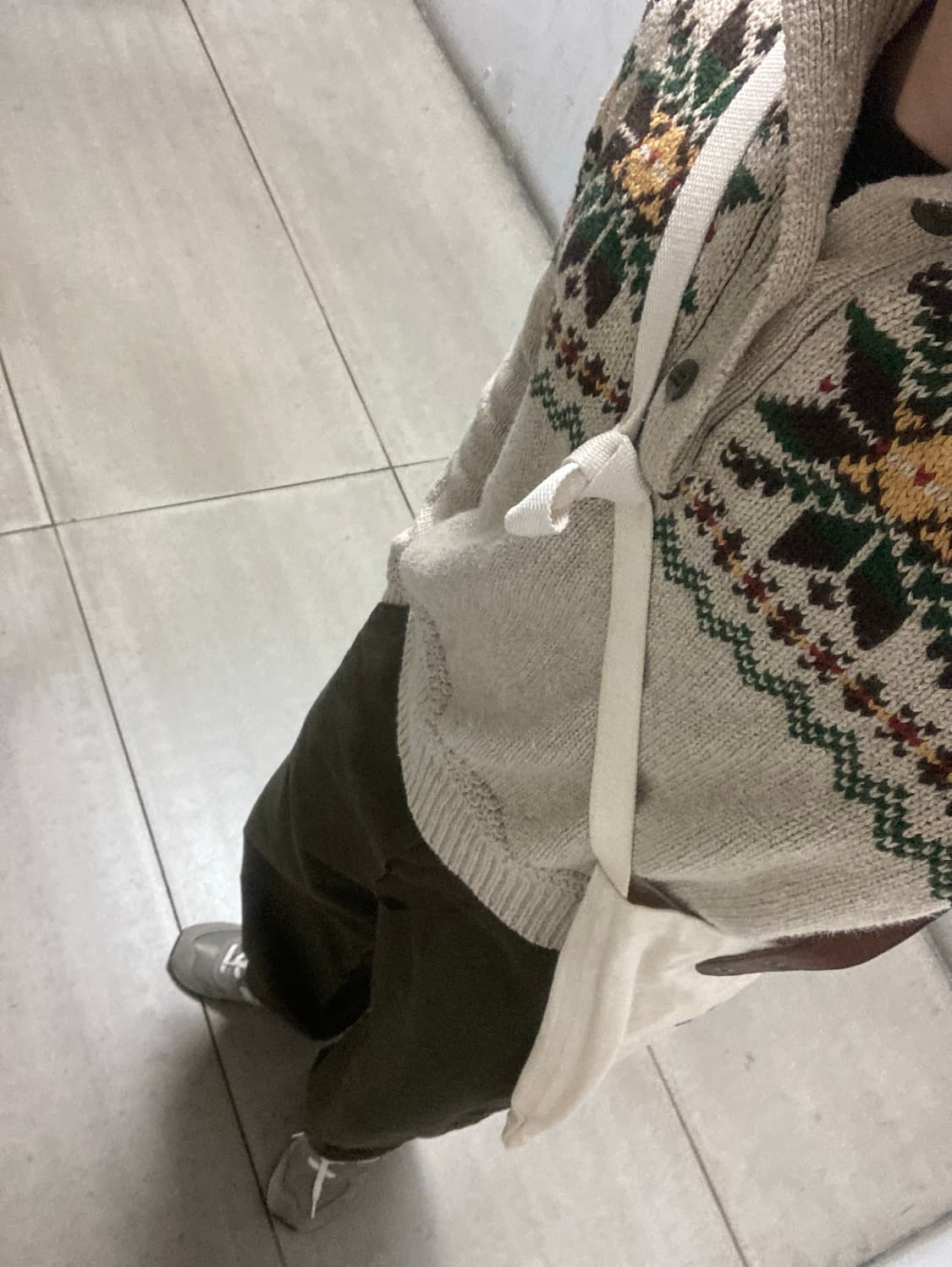 폴로 스노우플레이크 노르딕 니트 m 상품이미지1