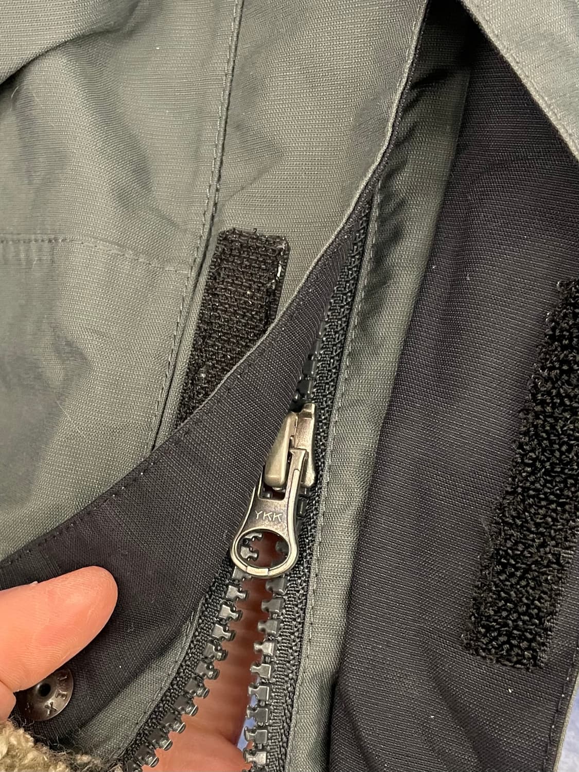 TNF 노스페이스 시멘트 그레이 후드 바람막이 상품이미지8