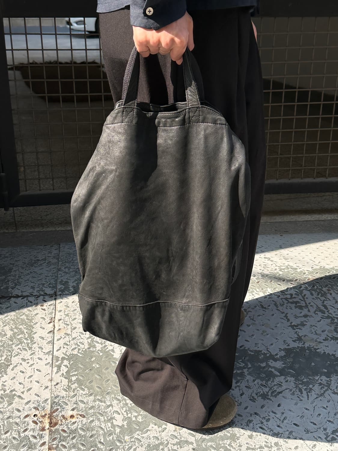 00's 꼼데가르송 더블사이드 레더 백 꼼데가르송 가방 숄더백 상품이미지6