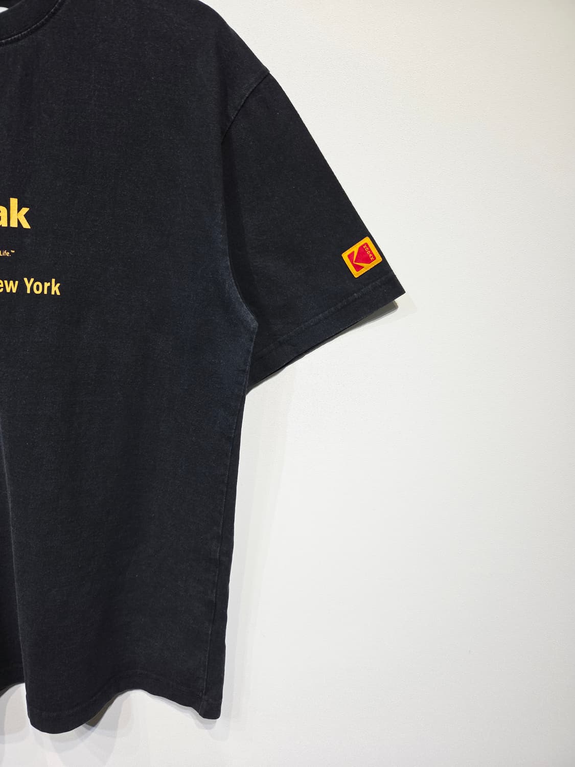 코닥(KODAK) 로체스터 뉴욕 바코드 반팔 티셔츠 블랙 상품이미지4