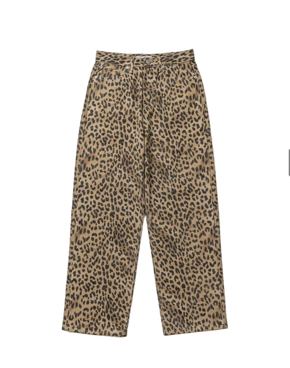 WIDE LEOPARD PANTS, BROWN 상품이미지4