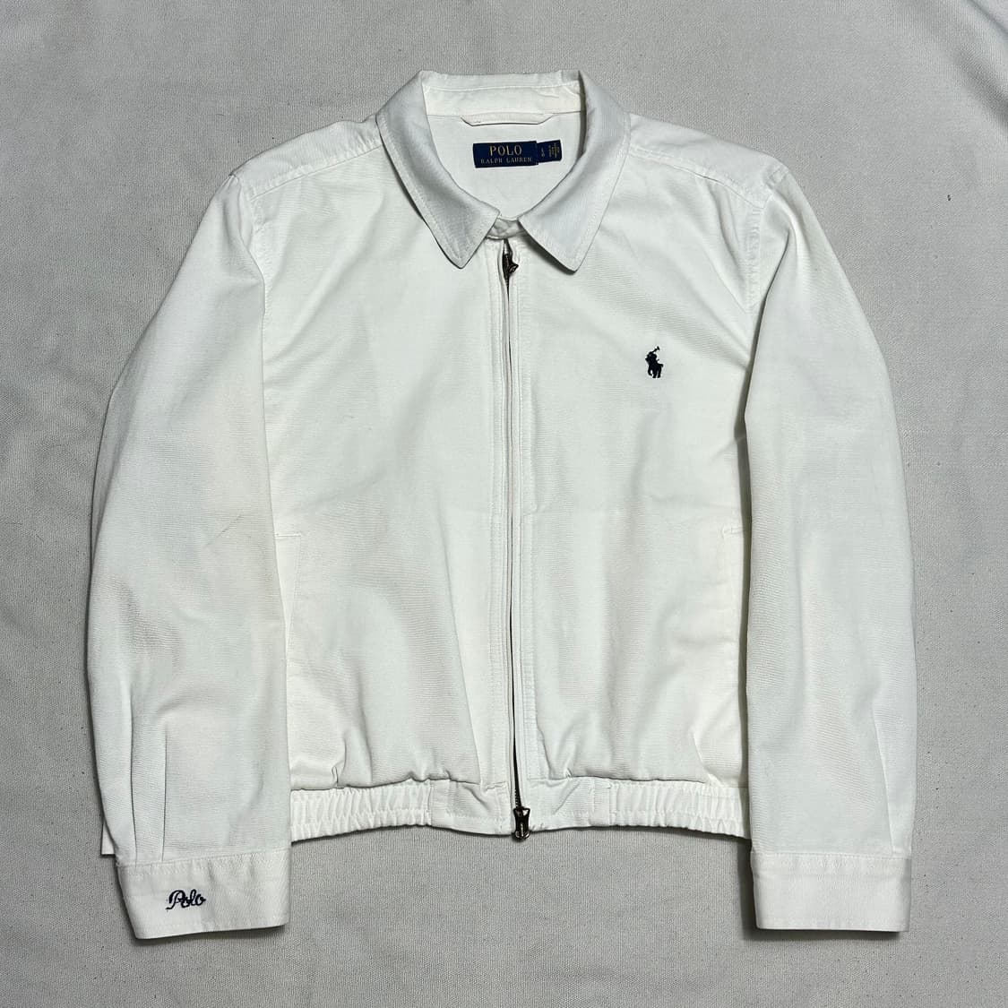 L 폴로랄프로렌 화이트 해링턴 자켓 상품이미지2