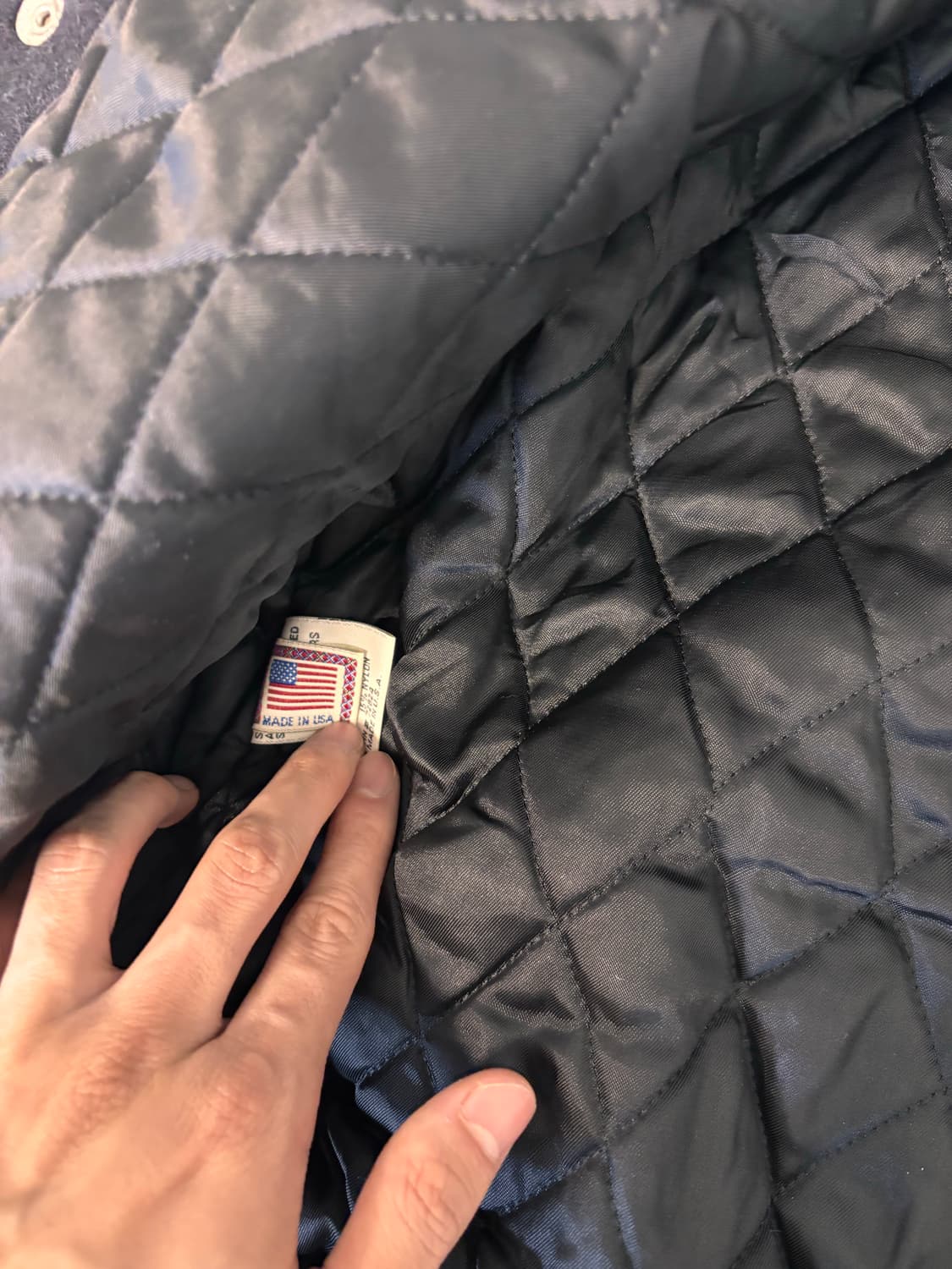 (XLsize) 골든베어 블랙 바시티 자켓 상품이미지4