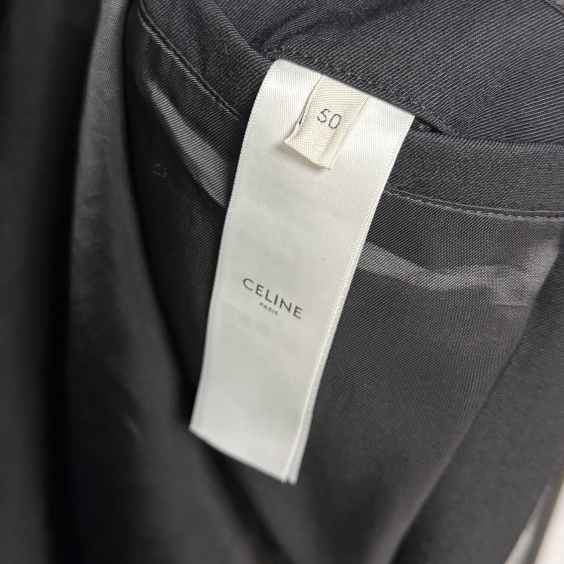 [S+급/50] 셀린느 트리오페 울 블루종 자켓 블랙 상품이미지6