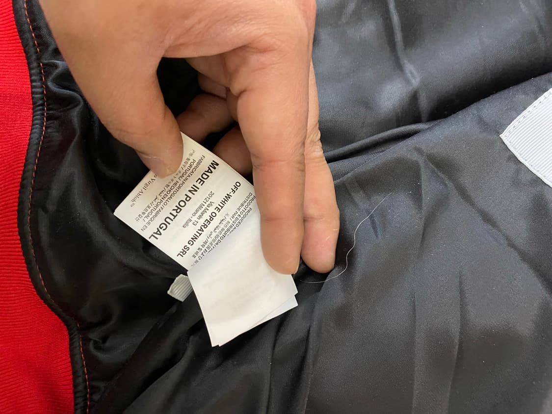 오프화이트 시카고 불스 바시티 자켓 상품이미지6