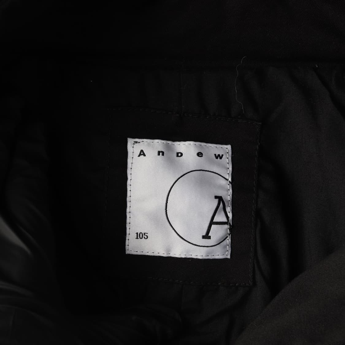 ANDEW 밀리터리 와펜 블랙 하이넥 야상 자켓 XL 상품이미지5