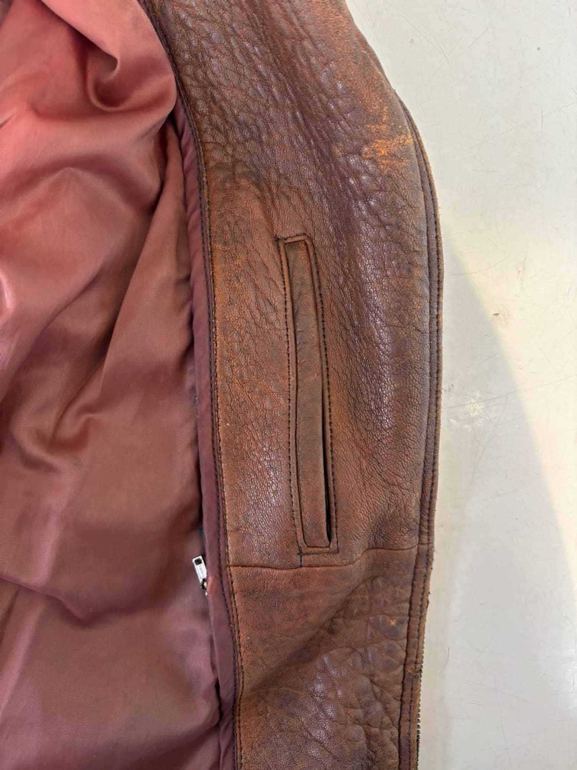 Vintage Lamb Leather Jacket 상품이미지7