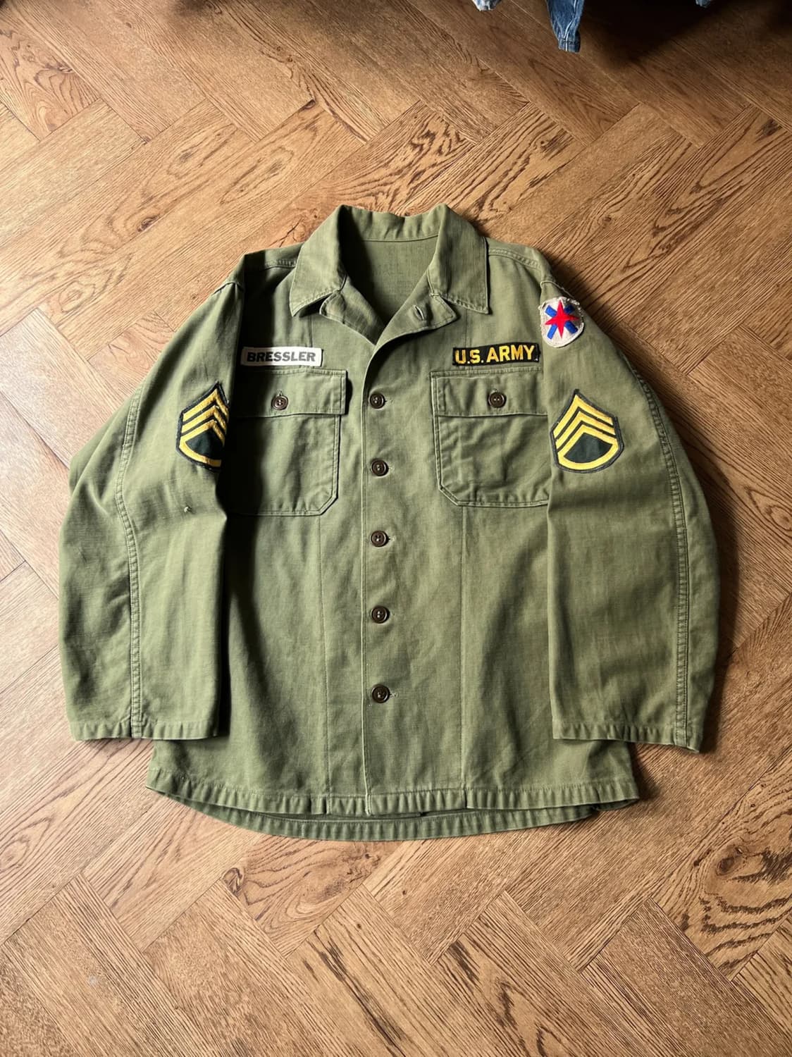 [S]50's 오리지널 U.S ARMY 1세대 OG-107셔츠 상품이미지1