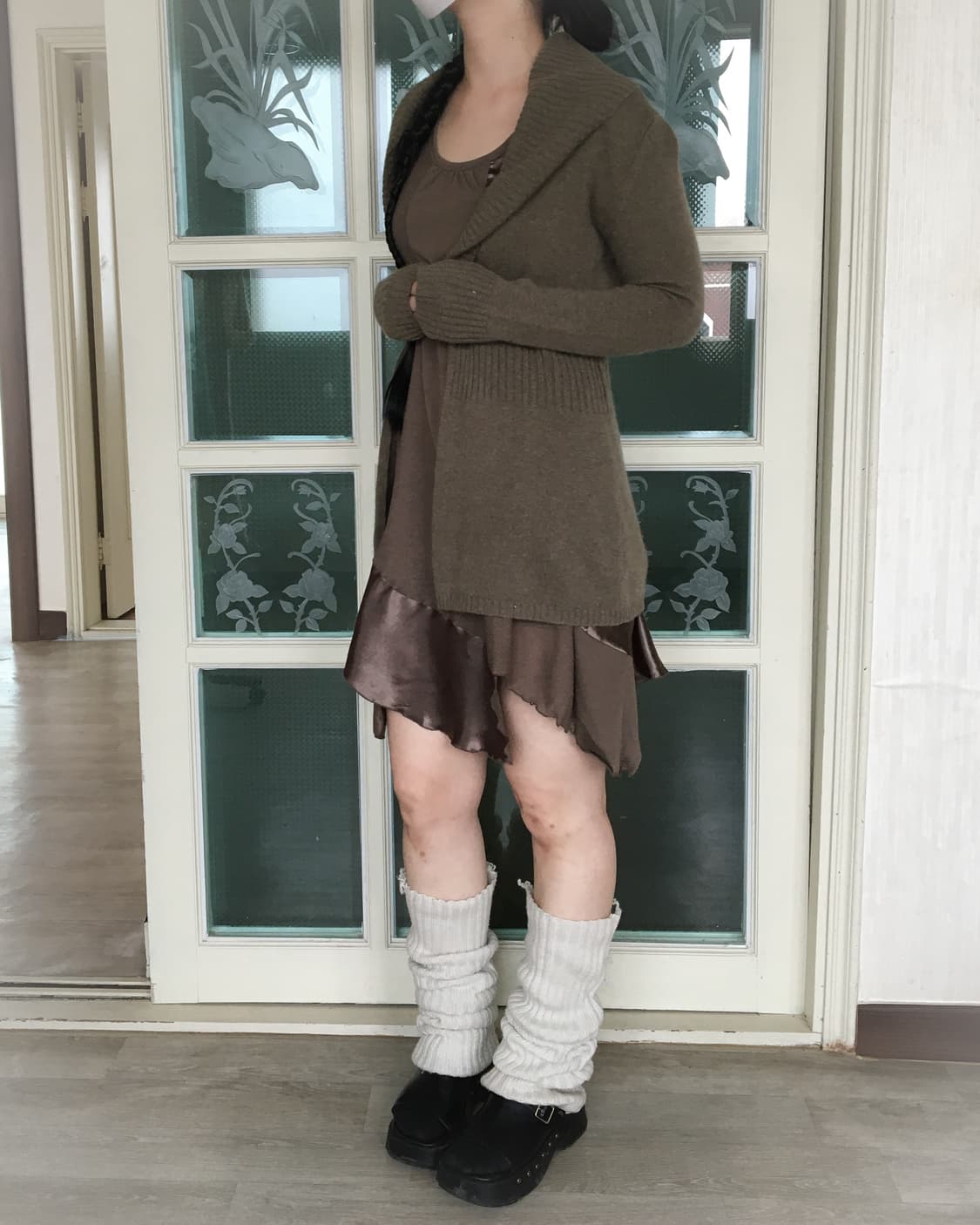 Collar point knit open cardigan 상품이미지6
