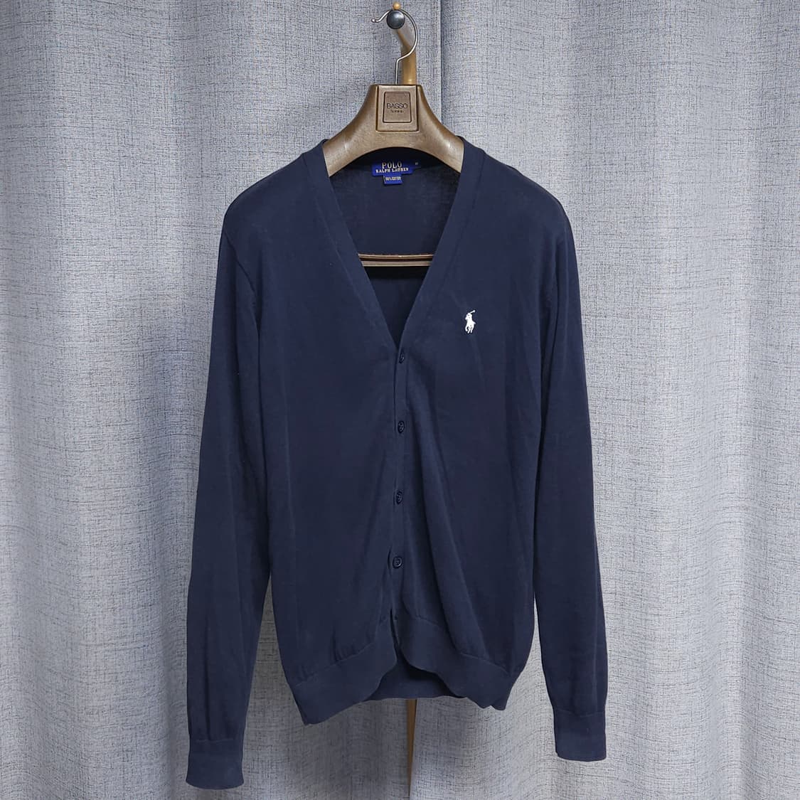 95-100 ) 폴로 랄프로렌 남성 면 가디건 네이비 상품이미지2