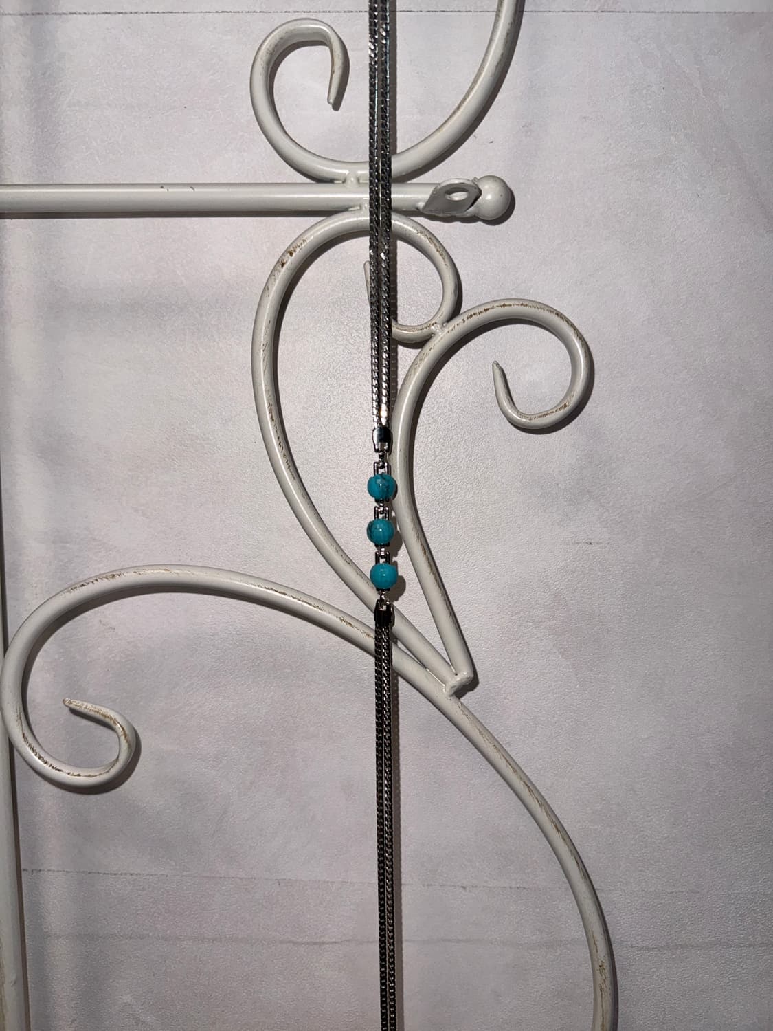 Mint emerald gemstone chain belt 상품이미지6