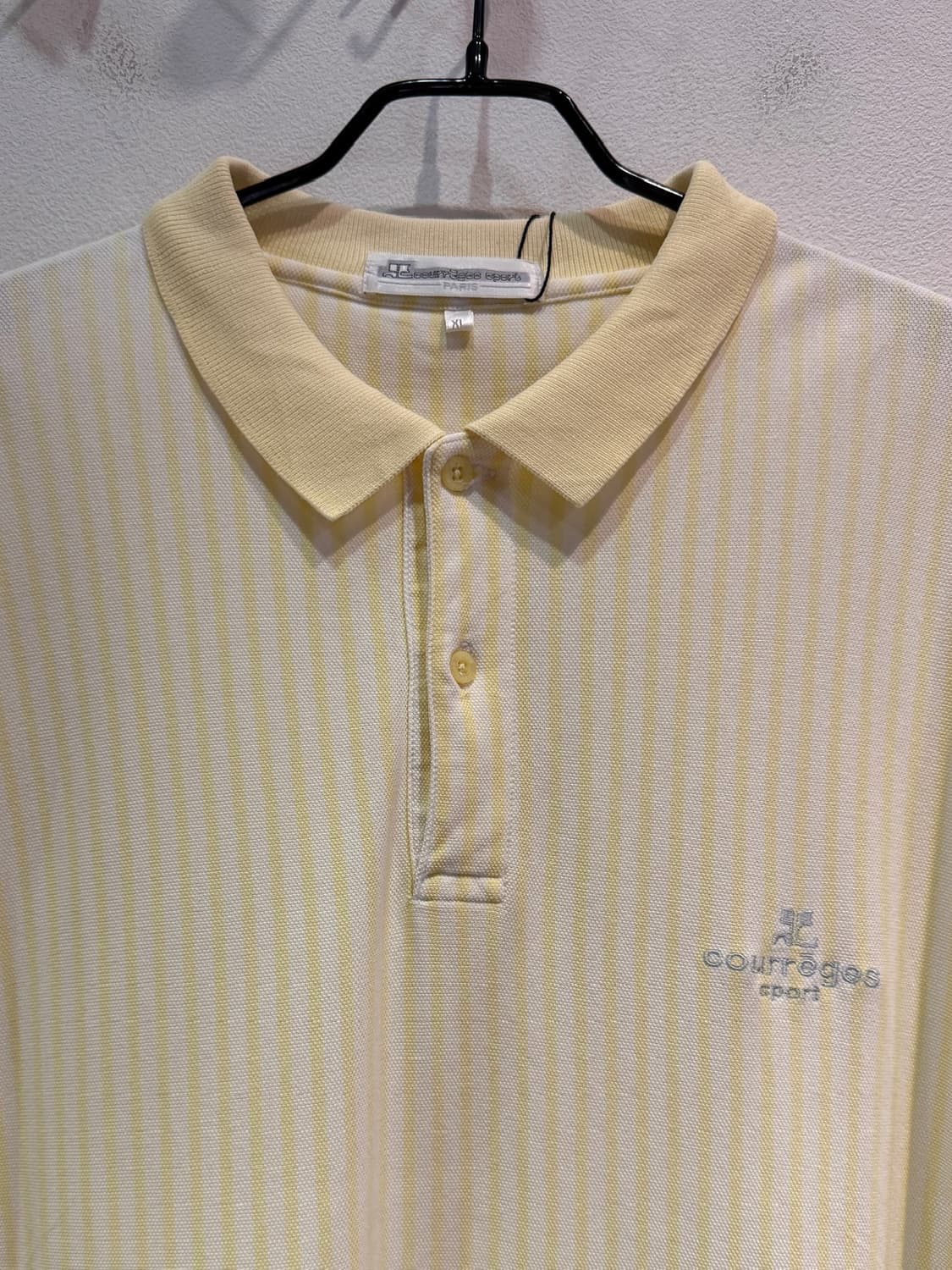 Vintage Courreges Stripe Polo Shirt 상품이미지1